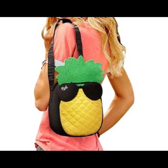 🔴SOLD Victoria's Secret PINK Pineapple mini cooler - Picture 9 of 9
